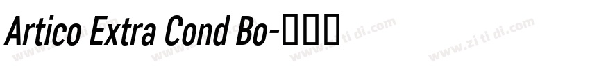 Artico Extra Cond Bo字体转换